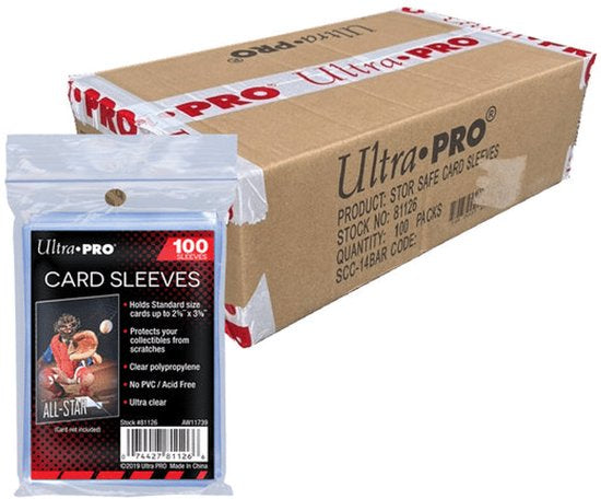 Ultra Pro Sleeves - Blanco Clear (Standard Size) - Pokemon sleeves