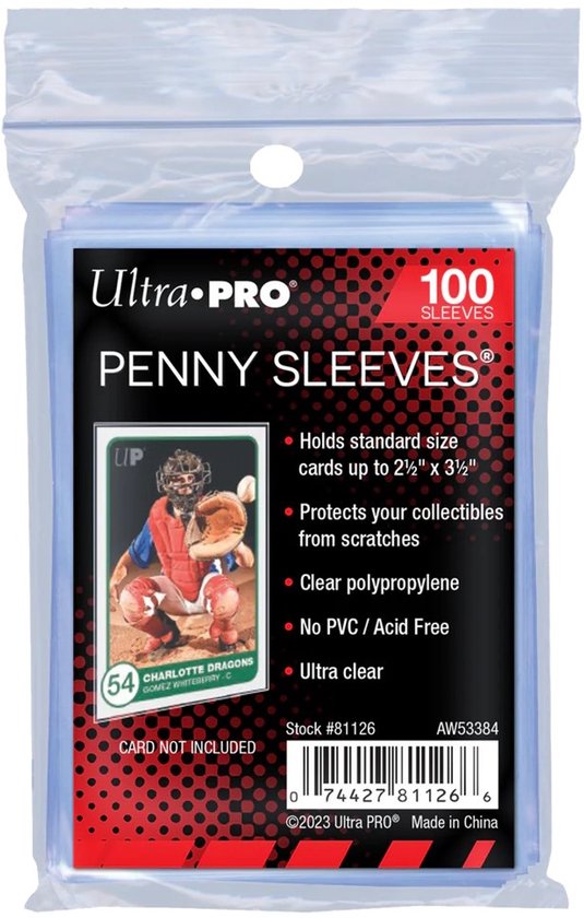 Ultra Pro Sleeves - Blanco Clear  (Standard Size) - Pokemon sleeves