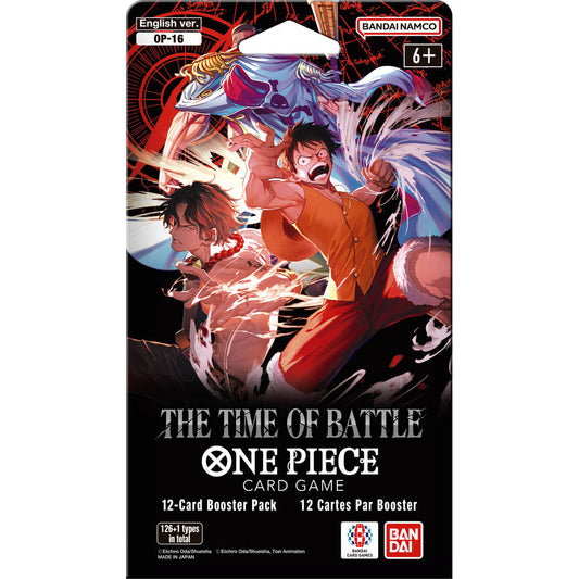One Piece Card Game OP16 The Time of Battle sleeved booster