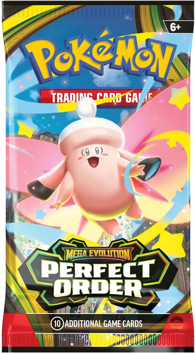 Pokemon TCG Mega Evolution Perfect Order Booster – (10 kaarten per pakje)