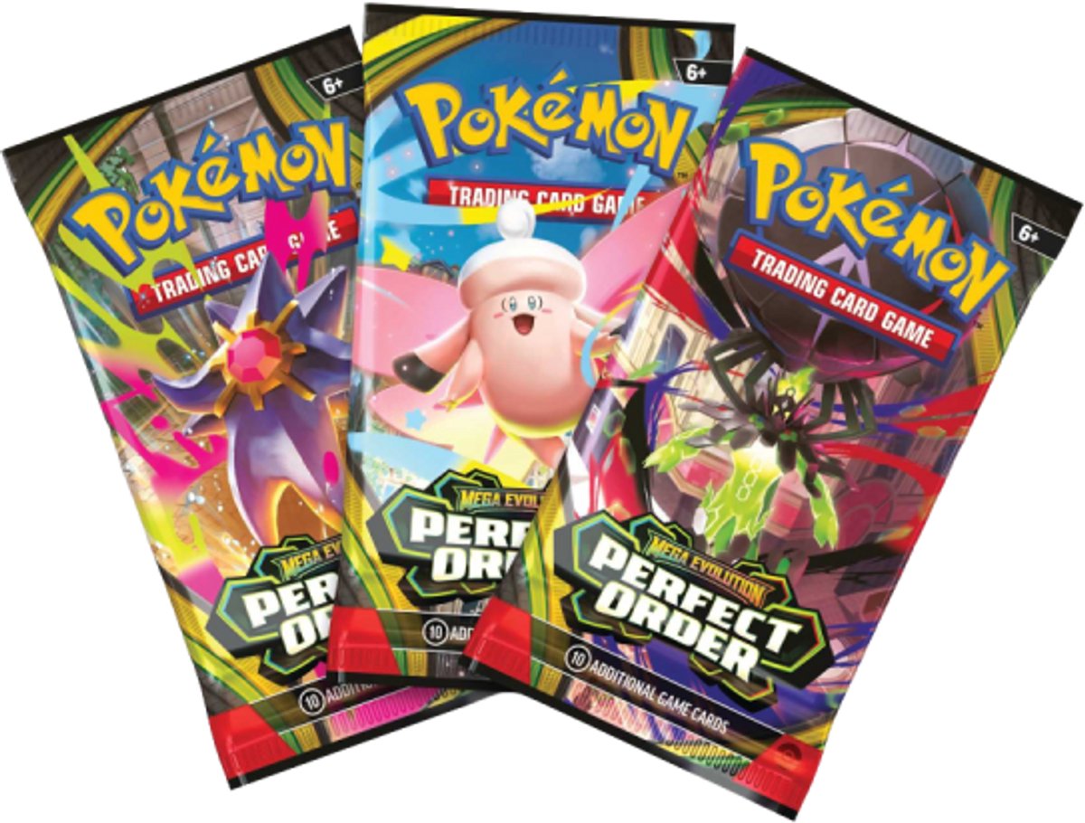Pokemon TCG Mega Evolution Perfect Order Booster – (10 kaarten per pakje)
